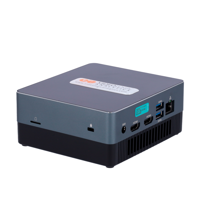 Server Videologic VLN-IA02 - Supporta fino a 4 canali IA - 256GB SSD hard disk - 2 licenze IA incluse - Modulo di segnale esterno 4 ingressi e 4 uscite - Risoluzione max VGA