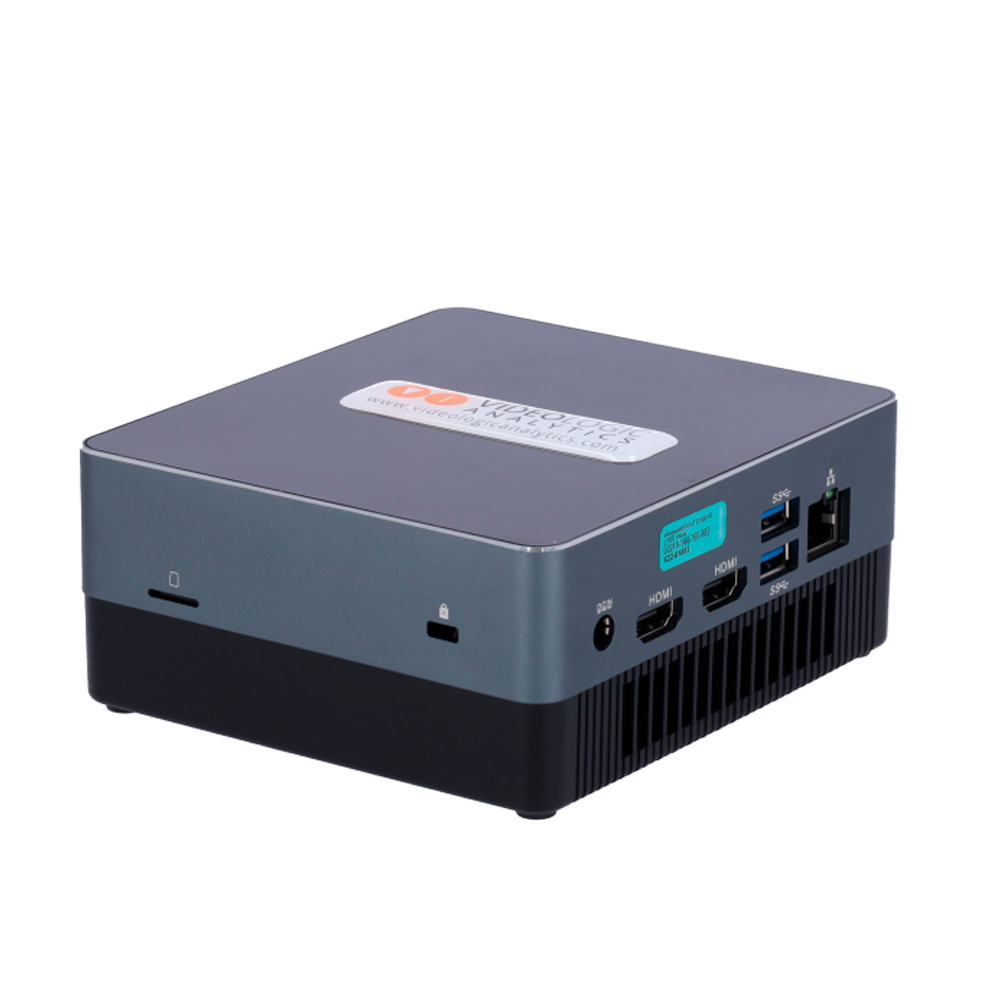 Server Videologic VLN-IA04 - Supporta fino a 4 canali IA - 256GB SSD hard disk - 4 licenze IA incluse - Modulo di segnale esterno 4 ingressi e 4 uscite