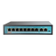 Switch PoE - 8 porte PoE + 2 Uplink GIGA - Velocità della porta 10/100 Mbps - 65W porta 1 / 30W porta 2-8 / Massimo 144W - Modo TVCC fino a 250m a 10Mbps - Hi-PoE / IEEE802.3at (PoE+) / af (PoE+)
