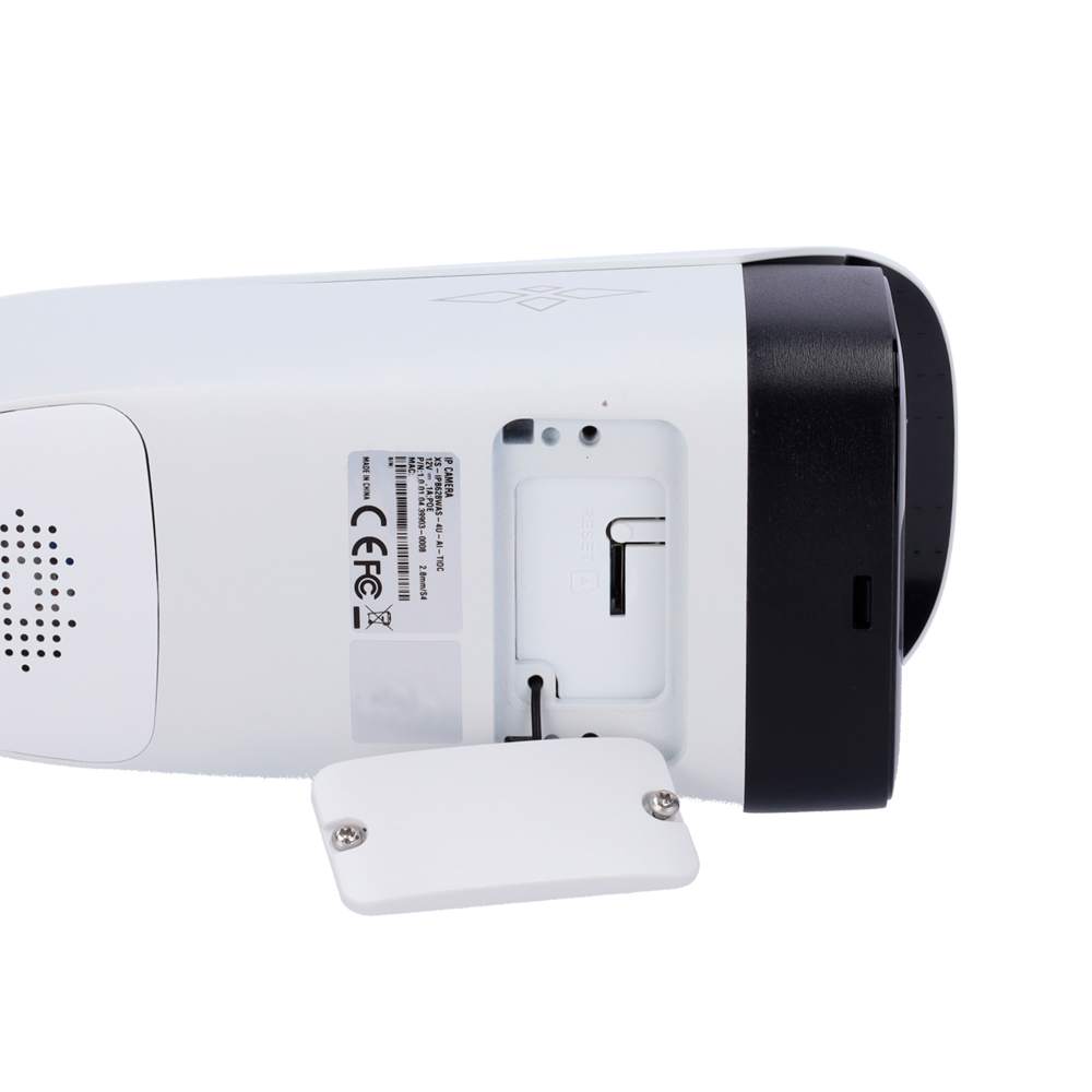 Cámara IP Inteligente Dual Light 4 Megapixels - CMOS progresivo 1/2.7" 4MP - Compresión H.265+ / H.265 - Lente 2.8 mm / Disuasión Activa - MicroSD hasta 256GB - IVS (Protección Perimetral) / SMD 4.0