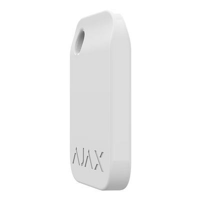Ajax - Contactless access keychain - Mifare DESFire® technology - Compatible with KeyPad Plus - Maximum security and rapid user identification - White color
