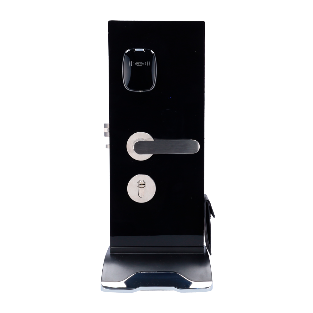 Soporte expositor - Cerradura para hotel - Lector de tarjetas | Llaves físicas - Software gratuito para sistema de cerradura de hotel - Plug &amp; Play - Pedestal: 485 mm (Al) x 195 mm (An) x 220 mm (Fo)
