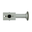 supporto laterale per corpo - Compatibile con HS250W - 170 (Al) x 85 (An) x 170 (Fo) - Resistenza al carico 15 Kg - Alluminio / colore avorio - Giro orizzontale 360º / verticale 85º