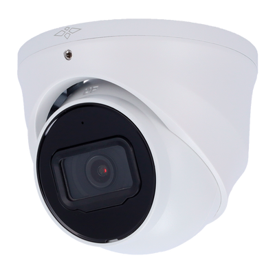 Turret IP X-Security camera - 8 Megapixel (3840 × 2160) - 2.8 mm lens / LED 40 m range - WDR 120 dB | Built-in Microphone - PoE | H.265+ - Smart features
