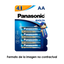 Panasonic - AA/LR06 battery - Pack of 8 - 1.5 V - Alkaline - High quality