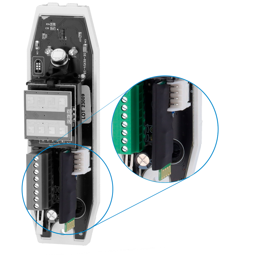 Duevi - Módulo Bluetooth de configuración - Compatible con detectores Duevi - Permite configurar y ajustar los parámetros - Compatible con App View Sensor (Android)