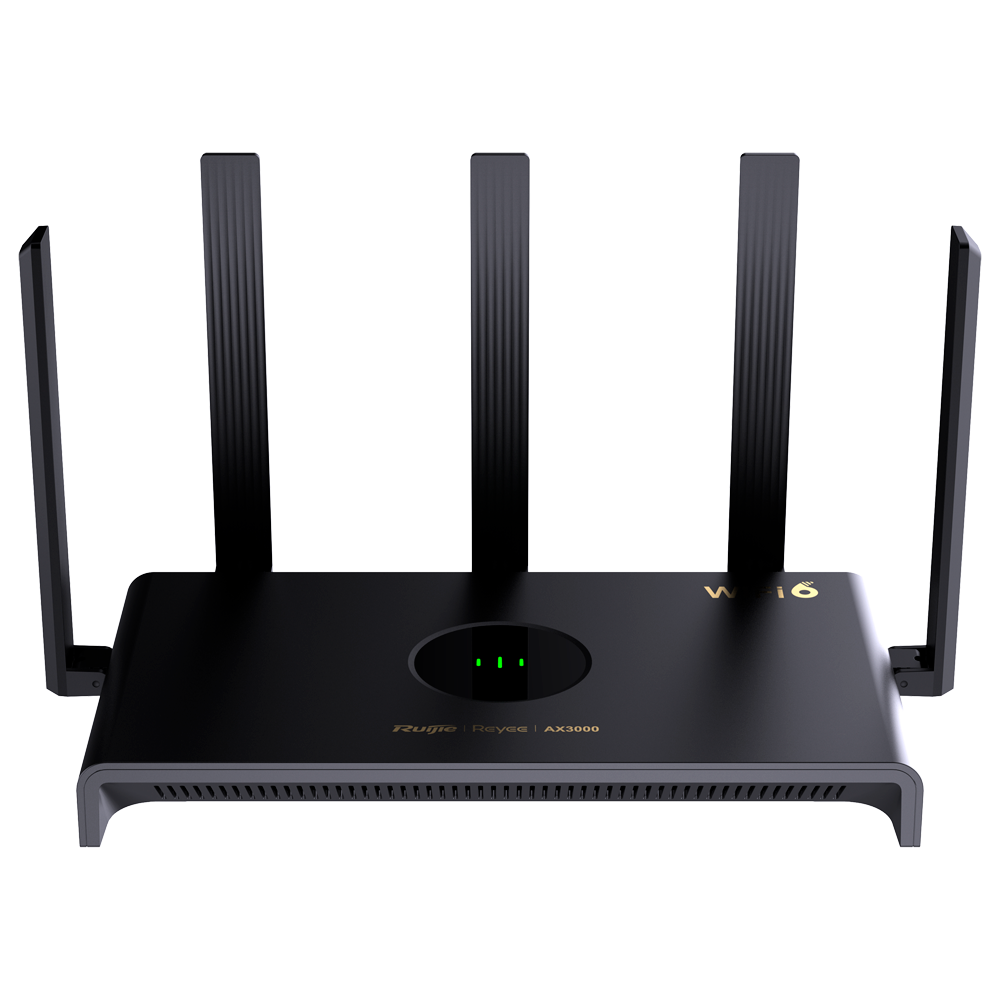 Reyee - Router Gigabit Mesh WiFi 6 AX3000 - 4 Porte RJ45 10/100/1000 Mbps - 802.11ax 2x2 e dual-band  2,4 e 5 GHz - Piccolo ufficio / Ufficio domestico / Gaming