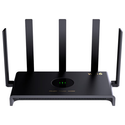 Reyee - Router Gigabit Mesh WiFi 6 AX3000 - 4 Porte RJ45 10/100/1000 Mbps - 802.11ax 2x2 e dual-band  2,4 e 5 GHz - Piccolo ufficio / Ufficio domestico / Gaming