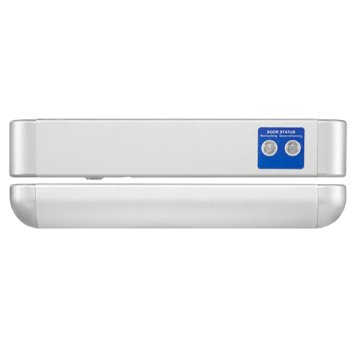 Cerradura eléctrica de seguridad - Modo de apertura Fail Safe (NC) - Fuerza de retención 1000 kg | Sensor de puerta - LED de estado - Cierre automático programable - Tiempo de apertura seleccionable