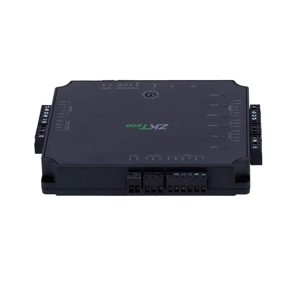 Controlador de acceso PoE - Acceso con tarjeta o contraseña - TCP/IP | Conexión con controlador esclavo - 2 lectores para Wiegand | 2 lectores para OSDP - Salida de relé para 1 puerto - Software serie ATLAS integrado y aplicación móvil