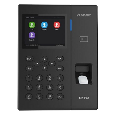 Time and Attendance Control - Fingerprints, MF and keyboard - 5000 records / 100000 logs - WiFi, TCP/IP, USB, RS232, Relay - 8 Time Attendance Control Modes - CrossChex and Cloudclocking software