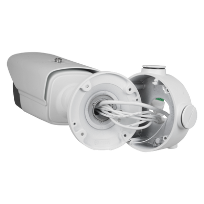 Telecamera termografica Dual IP Hikvision - 160x120 Vox | Lente 3 mm - Misurazione della temperatura corporea a distanza - Sensore ottico1/2.7” 4 Mpx | Lente 4 mm - Sensibilità termica ≤40mK - Alta precisione ±0.5ºC
