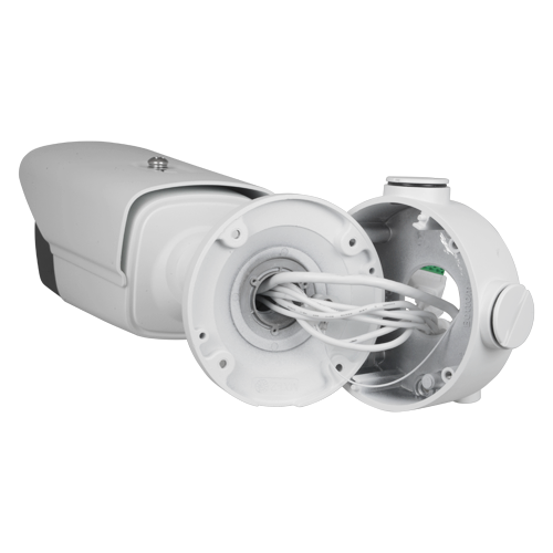 Cámara termográfica Hikvision Dual IP - 160x120 Vox | Lente de 3 mm - Medición remota de temperatura corporal - Sensor óptico 1/2.7” 4 Mpx | Lente de 4 mm - Sensibilidad térmica ≤40mK - Alta precisión ±0,5ºC