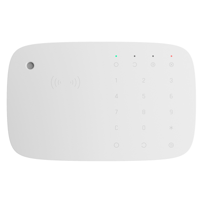 Alloggiamento per tastiera con sirena e lettore RFID - AJ-KEYPADCOMBI-W - Facile installazione - Plastica ABS - Colore bianco