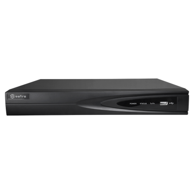 Safire 5n1 Video Recorder - 16 CH HDTVI / HDCVI / AHD / CVBS / 18 IP - H.265 Pro+ - 1 CH Facial Recognition - 4 CH Artificial Intelligence - Admits 1 hard disk