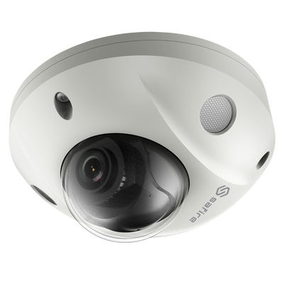 Cámara IP de 4 Megapíxeles - Sensor de Luz Ultra Baja de 1/2.7" - Compresión H.265+ / H.265 - Lente de 2.8 mm / WDR / IR 30 m - Micrófono integrado | Alarma - Truesense2: Filtro de falsas alarmas mejorado