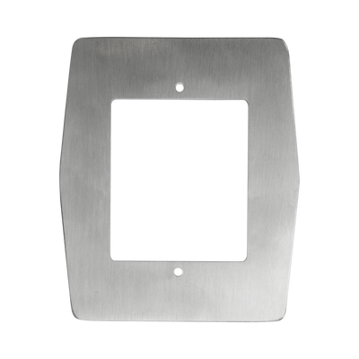 Placa de acero a medida para torniquetes - Marco de acabado para lectores biométricos - Apto para lectores ZK-FR1500A-WP-EM(-MF) - Fabricado en acero inoxidable - Diseño ligero y elegante - Fácil instalación