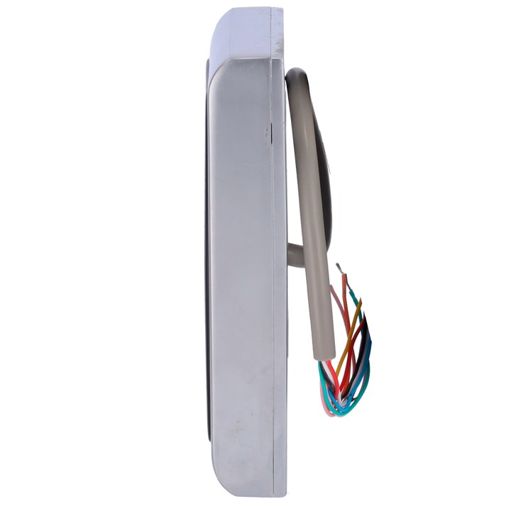 Standalone access control - Access via EM card and PIN - Relay, alarm and buzzer output - Wiegand 26 - Time control - Suitable for outdoor use IP68