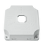 Junction box for dome and bullet cameras - For outdoor use - Roof or wall installation - Complete seal with CamBox covers - White color - Made of plastic