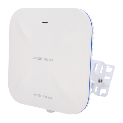 Reyee - AP omnidireccional Wi-Fi 6 de alta densidad - Apto para uso en exteriores IP68 - Soporta 802.11a/b/g/n/ac/ax - Velocidad de transmisión hasta 6000 Mbps - Antena MIMO 4x4