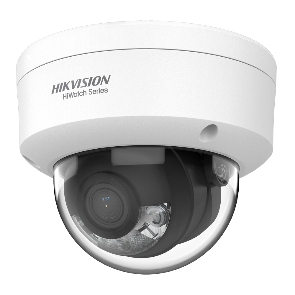 Telecamera IP Dome Hikvision ColorVu - 4 Megapixel (2560x1440) - Ottica 2.8 mm - Supporta il rilevamento di persone e veicoli - ColorVu: Immagine a colori 24/7 - Luce bianca portata 30 m