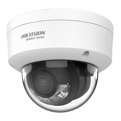 Hikvision ColorVu IP Dome Camera - 4 Megapixel (2560x1440) - 2.8 mm lens - Supports people and vehicle detection - ColorVu: 24/7 color image - White light range 30 m