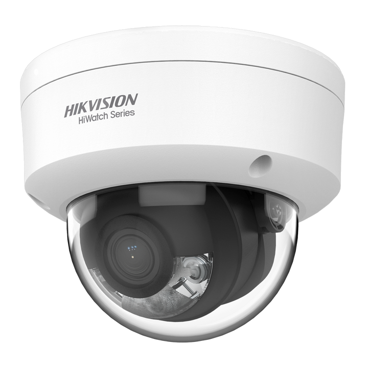 Telecamera IP Dome Hikvision ColorVu - 4 Megapixel (2560x1440) - Ottica 2.8 mm - Supporta il rilevamento di persone e veicoli - ColorVu: Immagine a colori 24/7 - Luce bianca portata 30 m