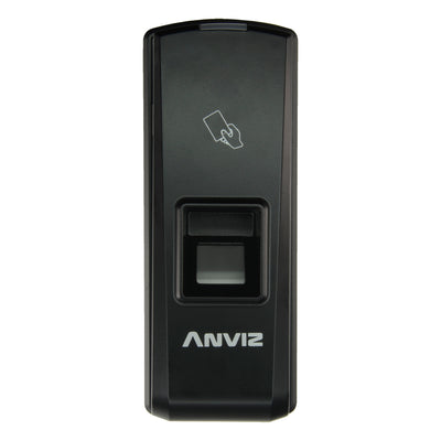 ANVIZ autonomous biometric reader - Fingerprints and MF cards - 1000 registrations / 50000 registers - TCP/IP, RS485, miniUSB, Wiegand 26 - Integrated controller - Suitable for indoors