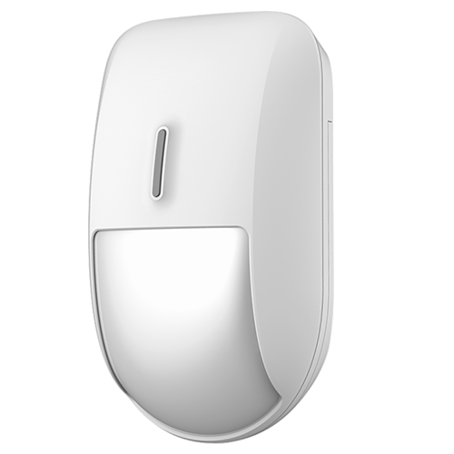 Branded PIR detector - Wireless 433MHz - Internal antenna - Distance 150m - Range 10m / Angle 15º - 1 x CR123 3V