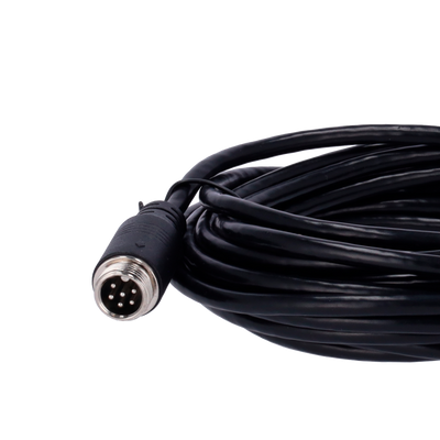 Streamax - IP PON Camera Cable - M12 Aviation Type Connector - 6 Pin - 9m Length - Female - Female