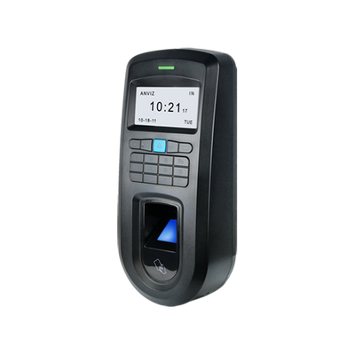 ANVIZ standalone biometric reader - Fingerprints, MF and keyboard - 2000 registrations / 50000 registers - TCP/IP, RS485, miniUSB, Wiegand 26 - Integrated controller | Anti-passback - Control groups and times