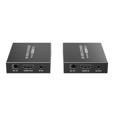 Active HDMI extender - Transmitter and receiver - Distance 70 m - Over Cat 7 UTP cable - Up to 4K - DC 5 V power supply