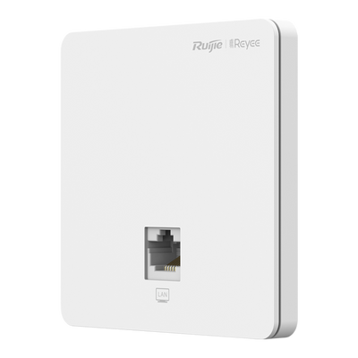 Reyee - Wi-Fi 5 Omnidirectional AP - 2.4 and 5 GHz frequencies - Supports 802.11 b/g/n/ac Wave1/Wave2 - Transmission speed up to 1267 Mbps - Installation in mechanism boxes