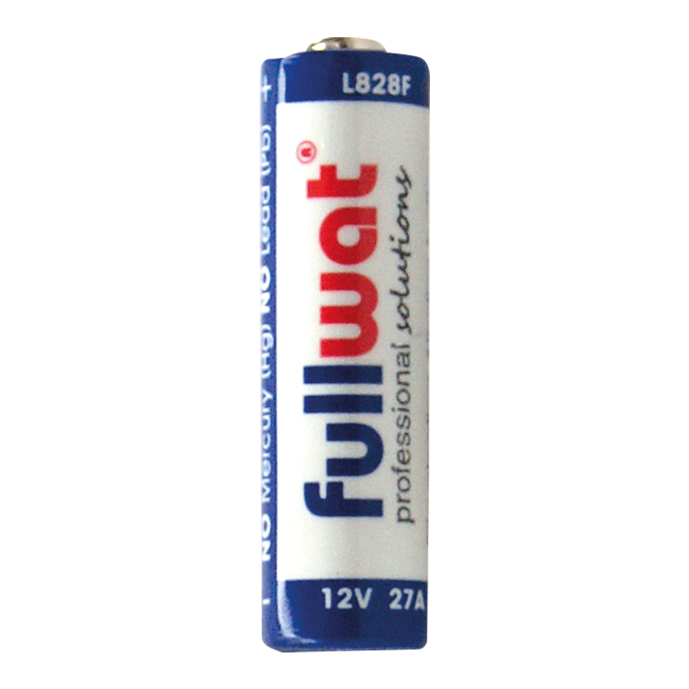 Fullwat - Stack 27A | GP27a | LV27 | G27A | A27 | L828 - Voltage 12 V - Alkaline - Nominal capacity 22 mAh - Compatible with the products in the catalog