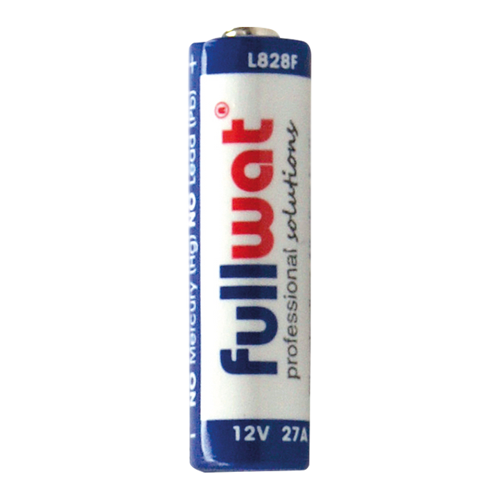 Fullwat - Stack 27A | GP27a | LV27 | G27A | A27 | L828 - Voltage 12 V - Alkaline - Nominal capacity 22 mAh - Compatible with the products in the catalog