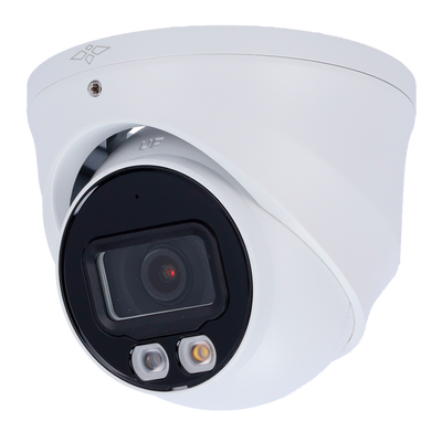 Cámara IP de torreta X-Security WizSense - 4 megapíxeles (2688 × 1520) - lente de 2,8 mm - PoE | H.265+ - Micrófono integrado | Micro SD hasta 256GB - Funciones inteligentes | Iluminación dual inteligente
