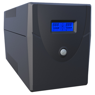 UPS monofase line-interactive  - Potenza 3000VA/1800W - Entrata 220~240 Vac /Uscita 230 Vac - 4 uscite SAI/UPS protette - Tempo di ricarica 6~8 ore - 4 batterie al piombo-acido sigillate (incluse)