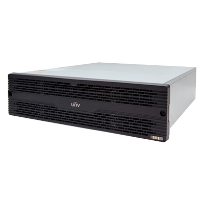 Archiviazione di rete unificata - 320 CH di registrazione | 160 CH inoltro  - Larghezza di banda 640 Mbps in registrazione - Supporta 24 hard disks | RAID