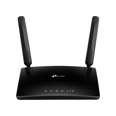 TP-LINK - 4G LTE Router - 300 Mbps Wifi connection - Download speed up to 150 Mbps - Upload speed up to 50 Mbps - Communication via SIM card