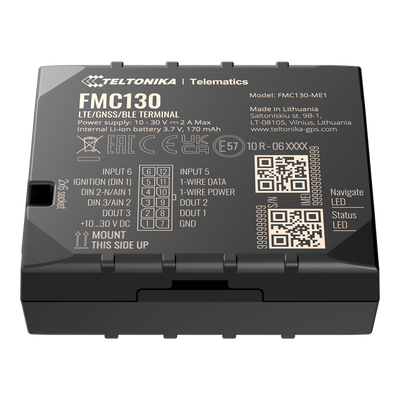 Advanced Vehicle Tracker - Internal wiring connection - Hidden installation under the dashboard - 4G, 3G, 2G and BLE for TK-EYE - Micro-SIM + eSIM - D/A inputs and outputs