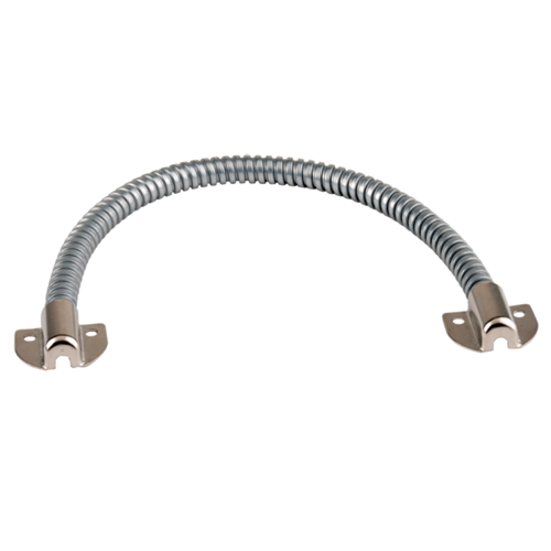 Prensaestopas para puerta - Tubo flexible - Material metálico - Protege los cables de daños - Apto para cualquier tipo de puerta - 410 (Al) x 40 (Fo) x 13 (An) mm