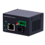 Industrial Multimedia Converter - 1x Ethernet RJ45 - 1x SFP - Fast Ethernet - 10/100 Base-TX - Ultra Compact Dimensions - Installation on DIN Rail