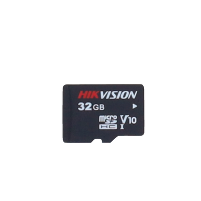 Scheda di memoria Hikvision - Tecnologia 3D TLC NAND - Capacità 32 GB - Classe 10 U1 V10 - Più di 3000 cicli di lettura/scrittura - Adatto per dispositivi di Videosorveglianza