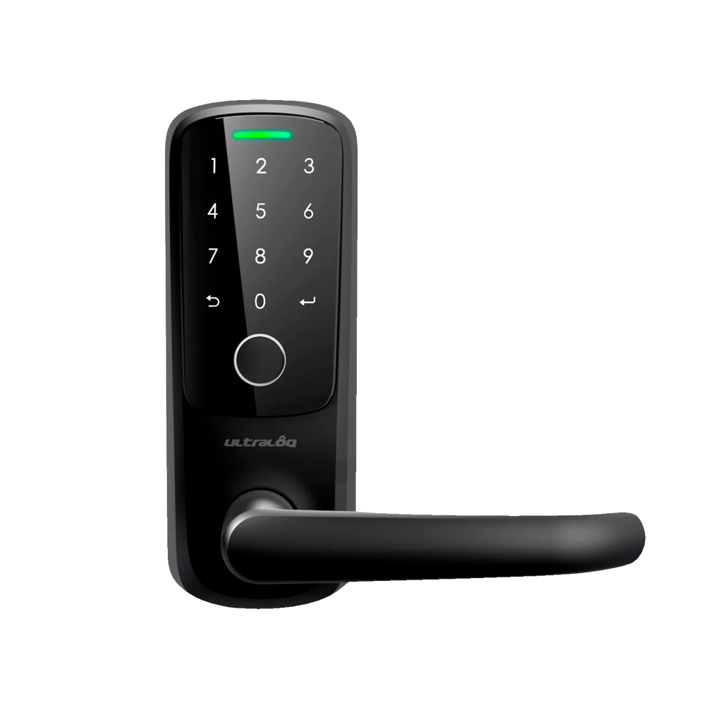 Anviz Ultraloq Smart Lock - Fingerprint, PIN and App - 50 users | WiFi and Bluetooth - Autonomous 4 x AA batteries - U-tec mobile application - Suitable for outdoor IP65