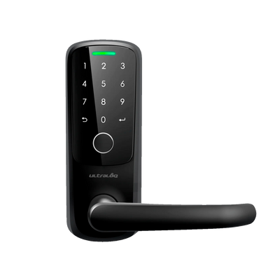 Anviz Ultraloq Smart Lock - Fingerprint, PIN and App - 50 users | WiFi and Bluetooth - Autonomous 4 x AA batteries - U-tec mobile application - Suitable for outdoor IP65