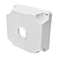 Junction box for dome and bullet cameras - For outdoor use - Roof or wall installation - Complete seal with CamBox covers - White color - Made of plastic