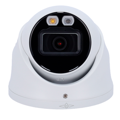 Cámara IP de torreta X-Security WizSense - 4 megapíxeles (2688 × 1520) - lente de 2,8 mm - PoE | H.265+ - Micrófono integrado | Micro SD hasta 256GB - Funciones inteligentes | Iluminación dual inteligente