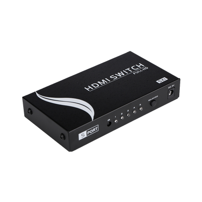 Switch HDMI - 5 entradas HDMI - 1 salida HDMI - Hasta 4K*2K@60Hz - Fuente de alimentación DC 5 V