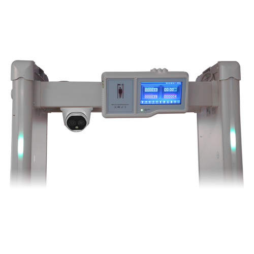 Hikvision arc Hikvision metal detector - Hikvision IP thermographic camera - 160x120 Vox | 3mm lens - Remote body temperature measurement - 1/2.7” 4 Mpx optical sensor | 4mm lens - High precision ±0.5ºC
