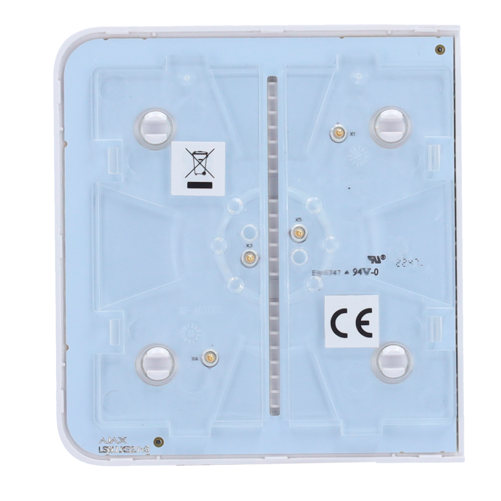 Pannello tattile per interruttore della luce - Compatibilità con AJ-LIGHTCORE-1G - Compatibilità con AJ-LIGHTCORE-2W - Retroilluminazione a LED - Pannello tattile laterale senza contatto - Colore bianco - Innowatt